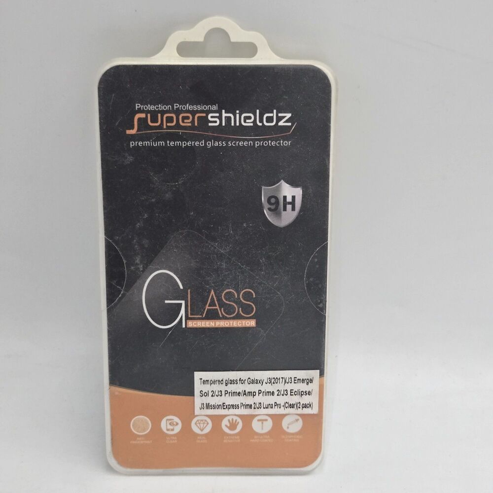 Supershieldz Tempered Glass Screen Protector Samsung Galaxy J3 2017 2 Pack